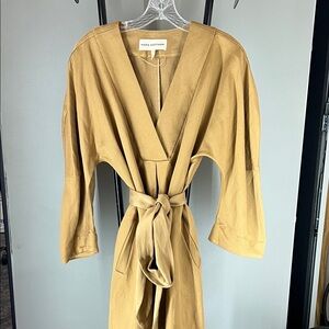 Mara Hoffman Camel Wrap Maxi Dress